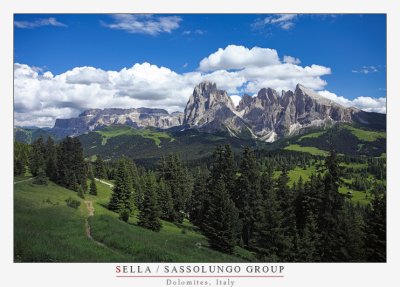 Sassolungo and Sella