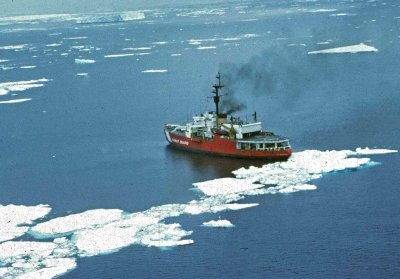 Coast Guard Glacier, in Antarctica