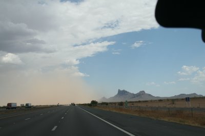 Desert Dust Storm (scroll down)