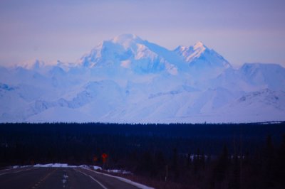 Denali from the Parks Highway heading