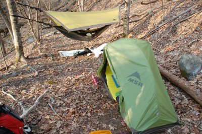 Hamock and Huba tent