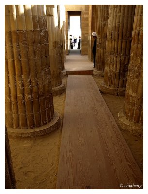 The columns were built like bundled plant stems
