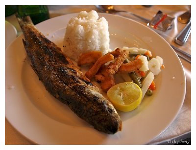 Yes, a whole fish grilled :)