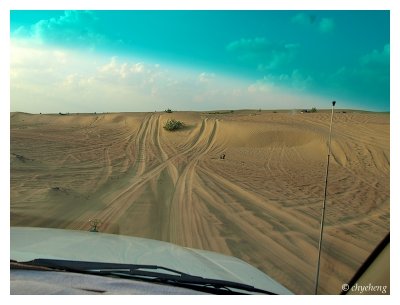 Start of our desert safari ride!