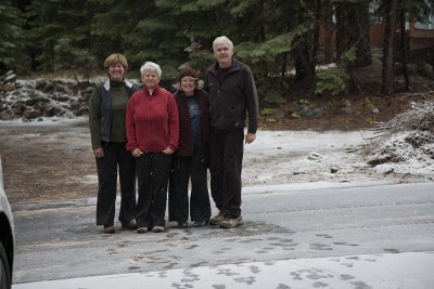 Group shot, Nancy, Carol, Peggy and Denny