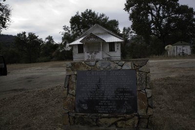 School House and Sign