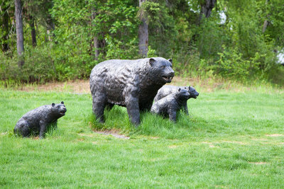 Black Bear Statues