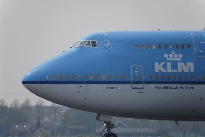 The office of KLM Boeing 747-406M