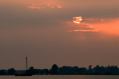 Sunset over Alkmaardermeer