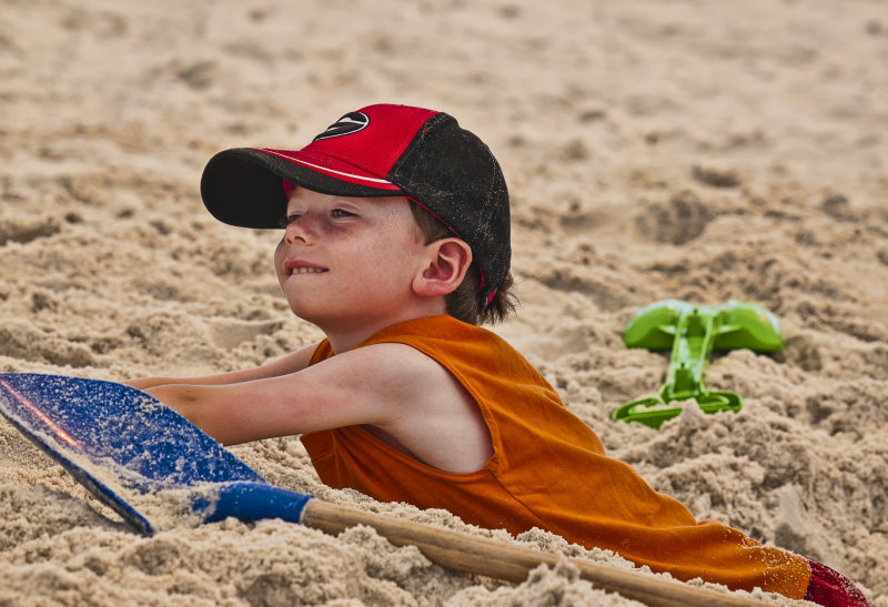 Relaxing in The Sand 1