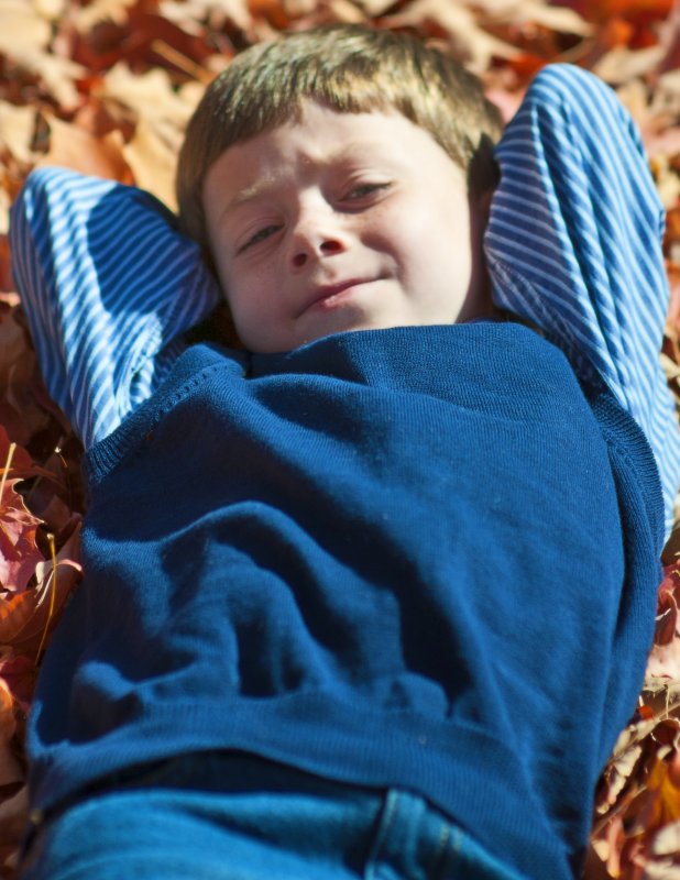 Laying In The Leaves 1