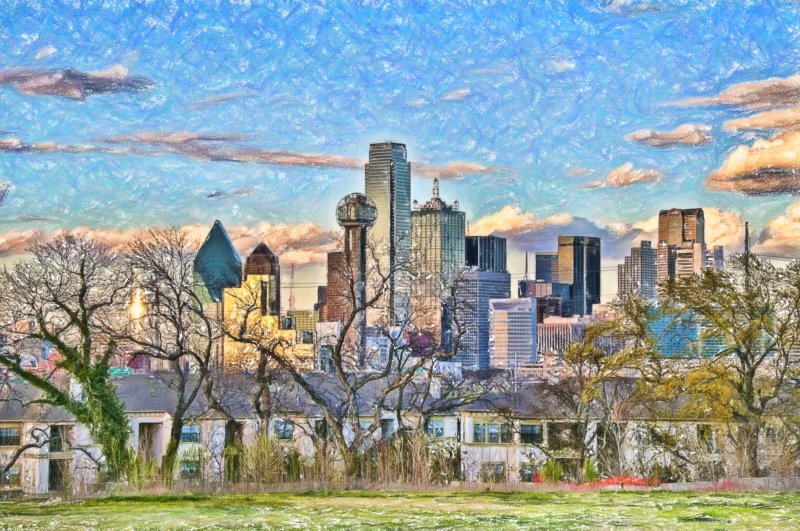 Dallas Skyline (Take 1)