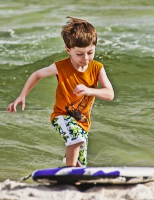 Running From The Surf