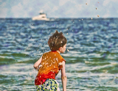 Throwing Sand 2 (Monet)