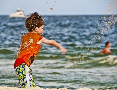 Throwing Sand 3