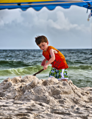 Digging In The Sand 4