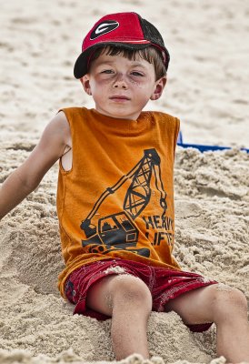 Reflecting On A Day At The Beach