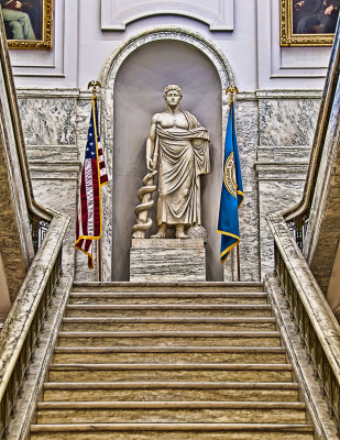 Grand Staircase at the Mutter Museum, Philadelphia, PA