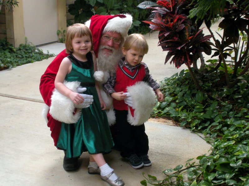 In the jungle with Santa