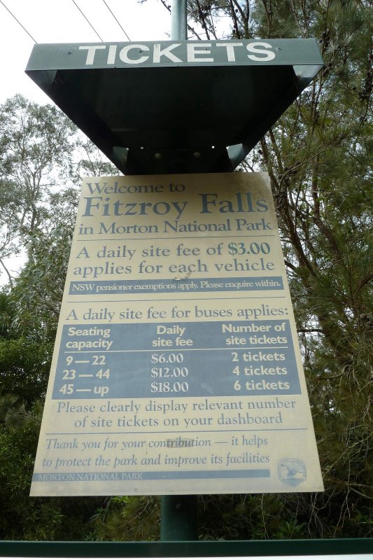 Parking at Fitzroy Falls