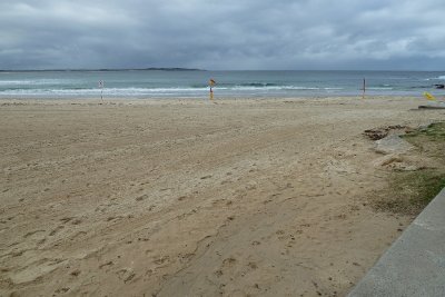 The empty beach - Cronulla Beach in the winter