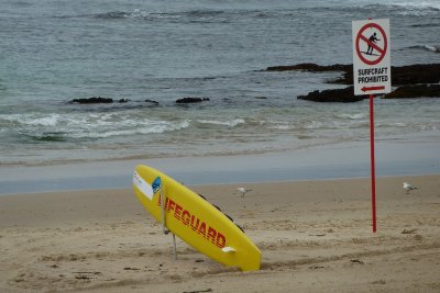 In case of a rescue - surfboard