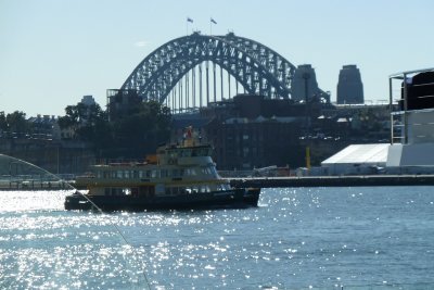 Sydney Harbour Bridge from pier 20 - Pyrmont