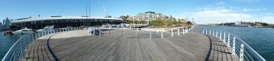Quayside deck - Pyrmont point park