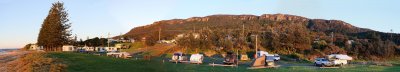 Coledale beach camping area