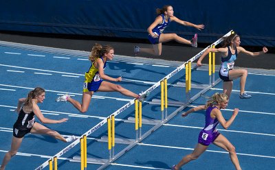 Girl Hurdlers