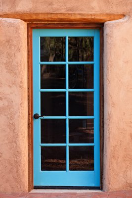 Blue Door: Mesilla, NM