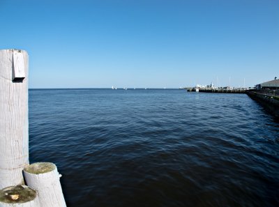 Mouth of the Connecticut River at Long Island Sound