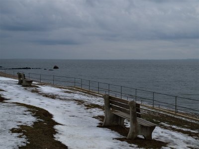 Long Island Sound in winter