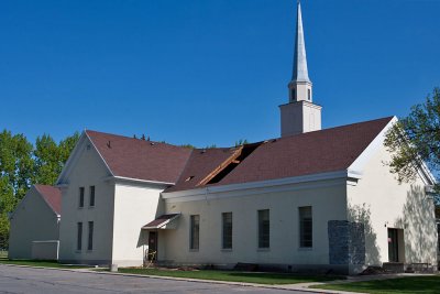 Razing of the old and building of the new Paradise, Utah LDS Church Gallery