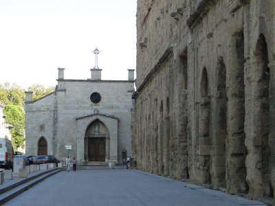 Outside Roman theatre