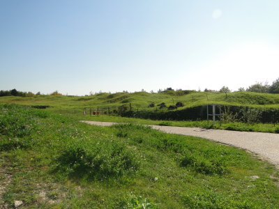 Mutilated landscape after a century