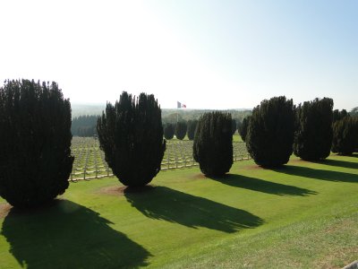 The cemetery at Douaument