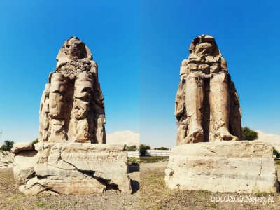 Temple de Medinet Habou & Colosses de Memnon