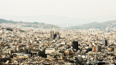 Vue du Montjuic