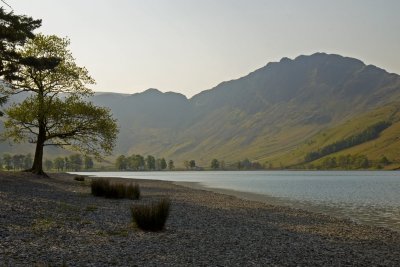 Morning light looking towards Haystacks