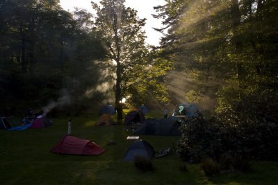 Late afternoon on the campsite