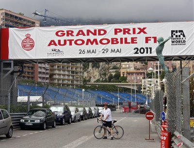 Rider on the Monaco Grand Prix Track