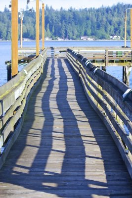 Shadows on Port Orchard Dock