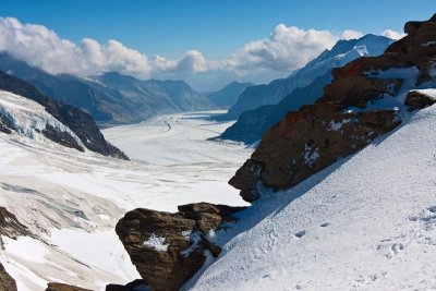 Junfraujoch Glacier