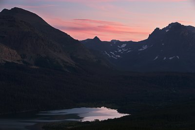 Sunset, Lower Two Medicine Lake