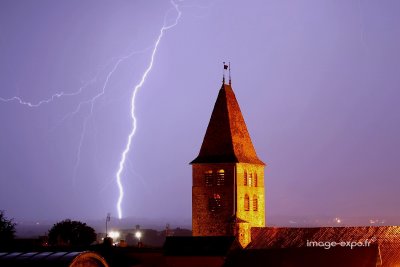 La Cote Saint-Andre lightning
