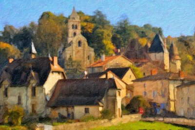 Village in Burgundy