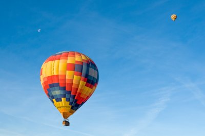 Two Balloons and a Moon