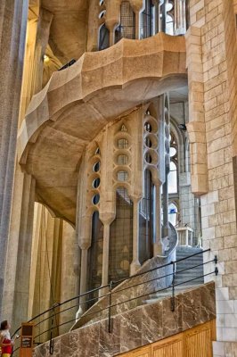 Gaudi's La Sagrada Familia Stairs