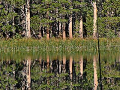 High Sierra lake